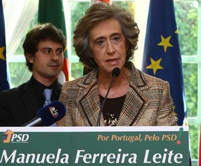 Manuela Ferreira Leite dá início à campanha - TVI