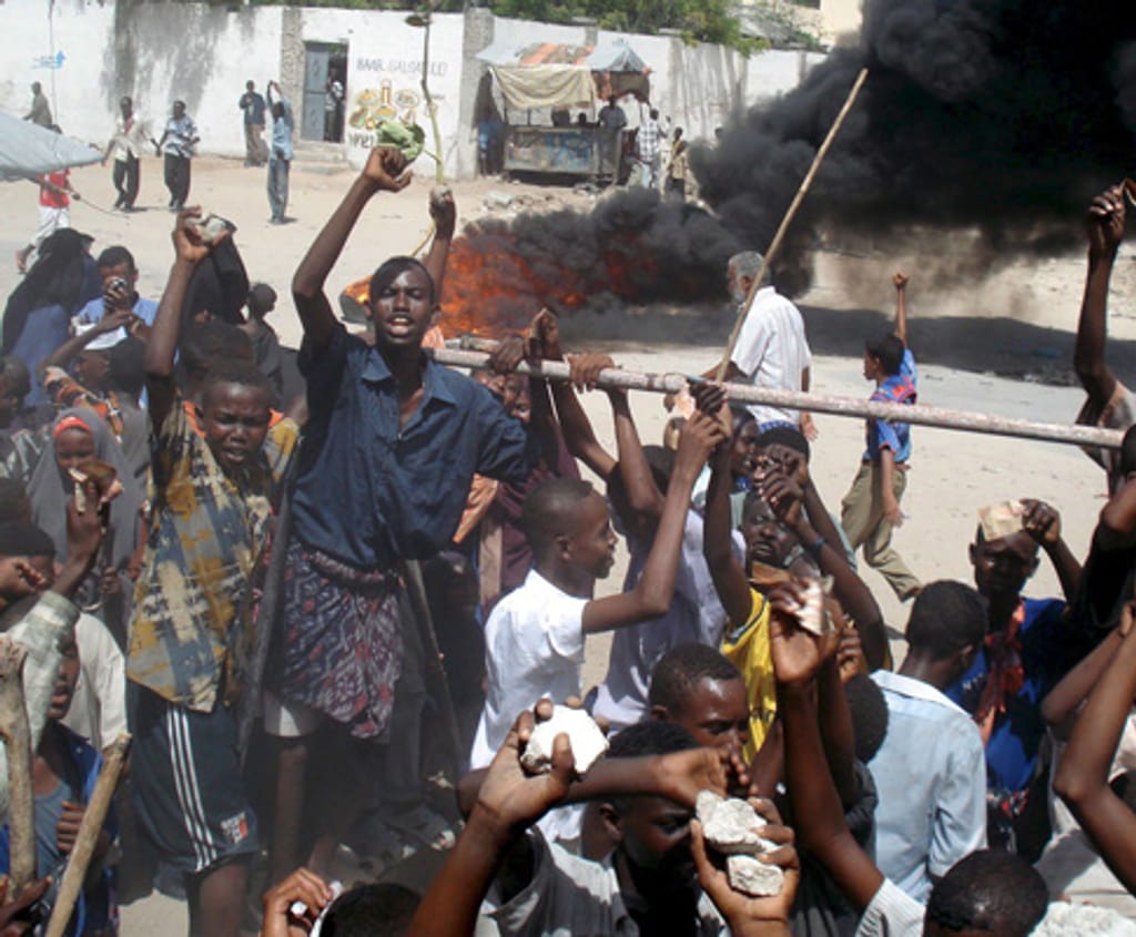 Protestos na Somália