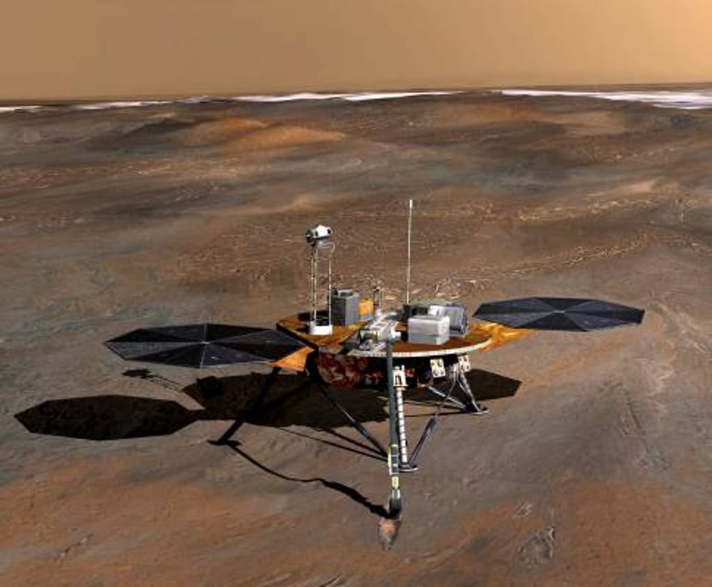 Phoenix aterra em Marte com sucesso (EPA/NASA)