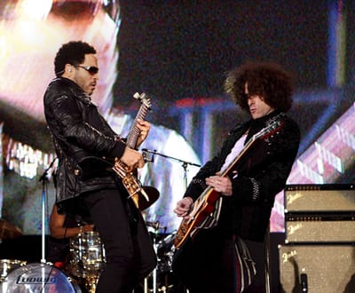 Lenny Kravitz «entregou-se» ao público do Rock in Rio - TVI