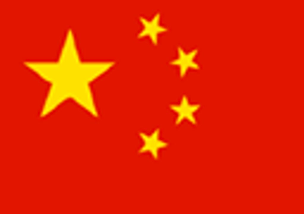 China - bandeira da china