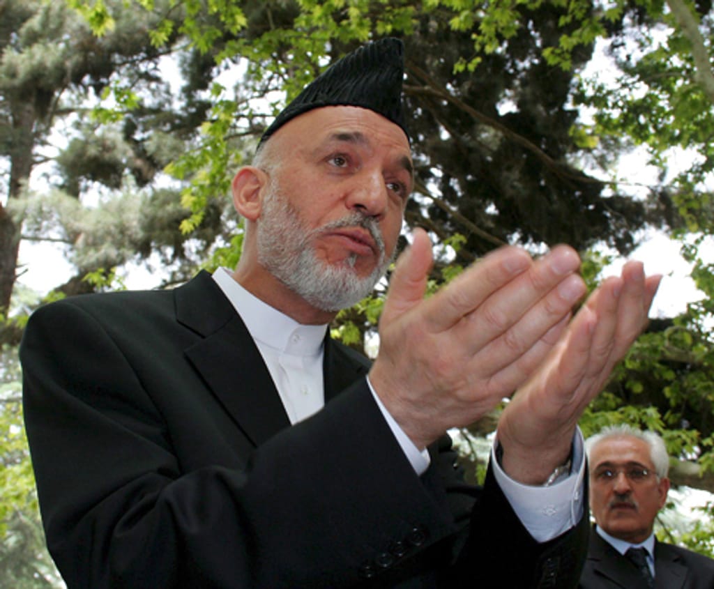 Hamid Karzai, presidente do Afeganistão (arquivo)