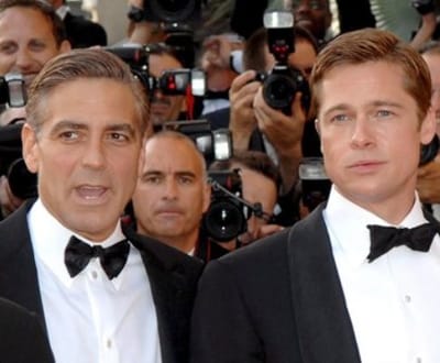 Brad Pitt e George Clooney juntos em Veneza - TVI