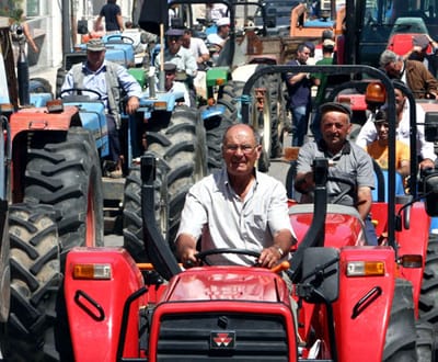 Agricultores em protesto - TVI