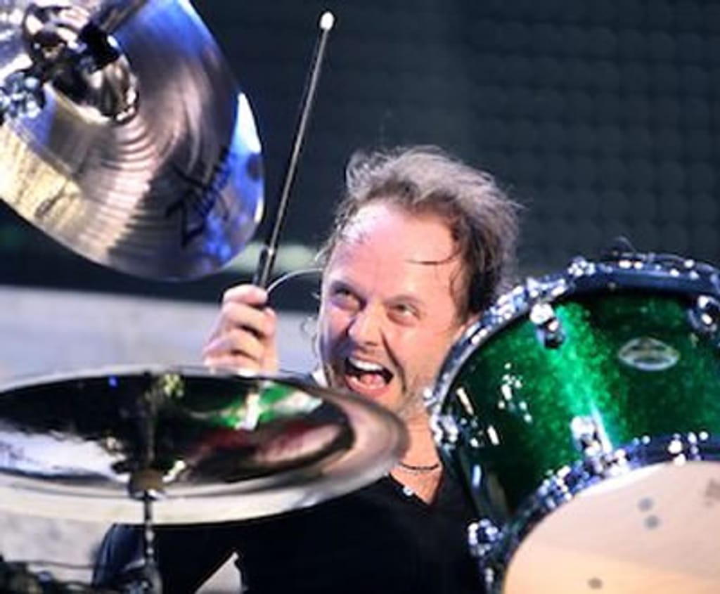 Lars Ulrich, baterista dos Metallica, no SBSR 2007 (foto de Manuel Lino)