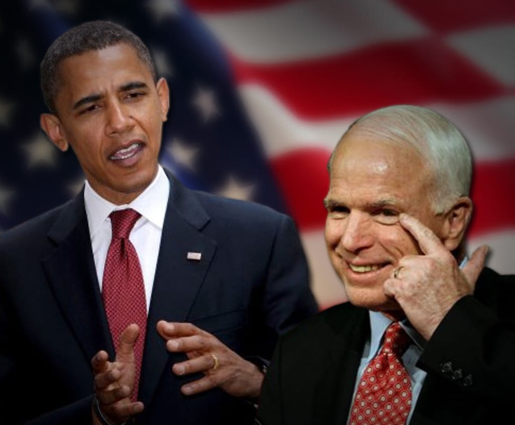 Barack Obama e Jonh McCain