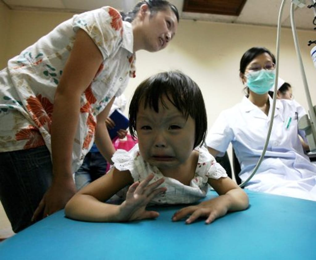 Milhares de crianças afectadas por leite adulterado na China