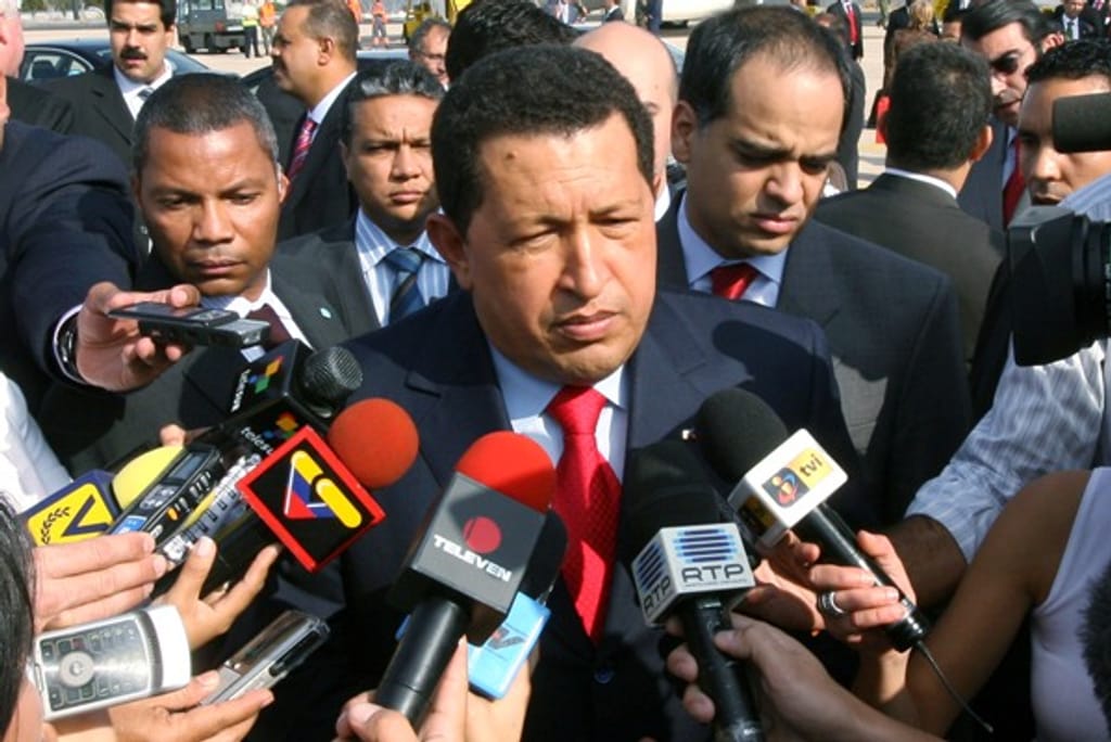 Visita oficial de Hugo Chávez a Portugal (João Relvas/LUSA)