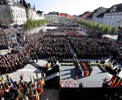 Áustria: milhares no funeral de Haider (fotos) - TVI