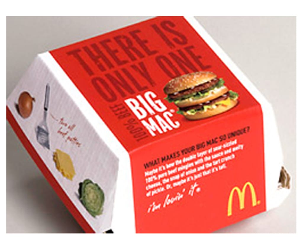 McDonalds muda design das embalagens