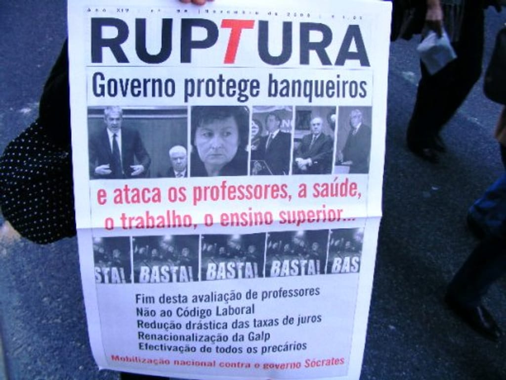 Manifestação de professores (Hugo Beleza)