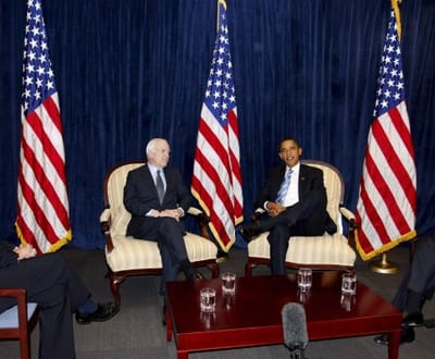 Obama e McCain encontram-se para discutir crise - TVI