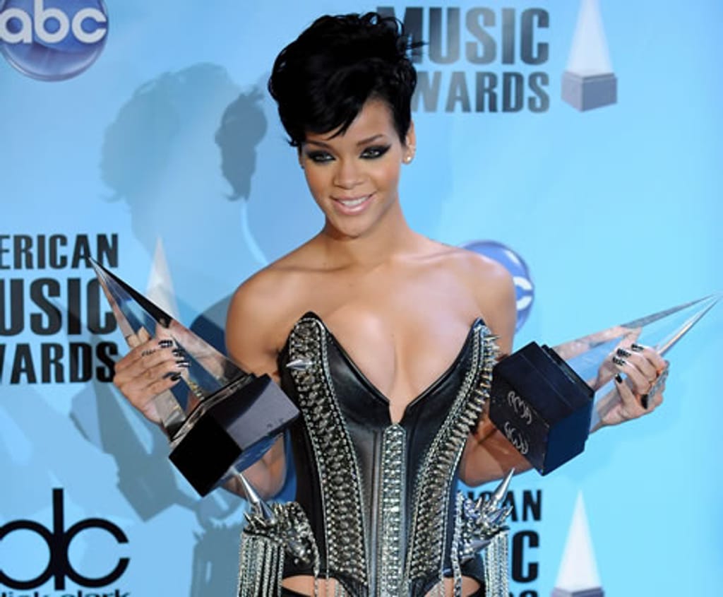 Rihanna nos American Music Awards 2008 (EPA)