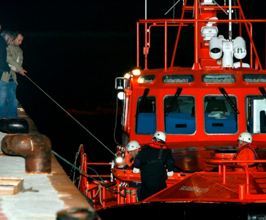 Naufrágio do navio de pesca «Rosamar» na Galiza