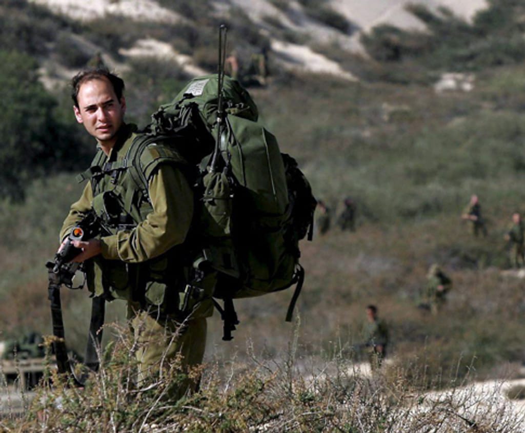 Soldado israelita em Gaza