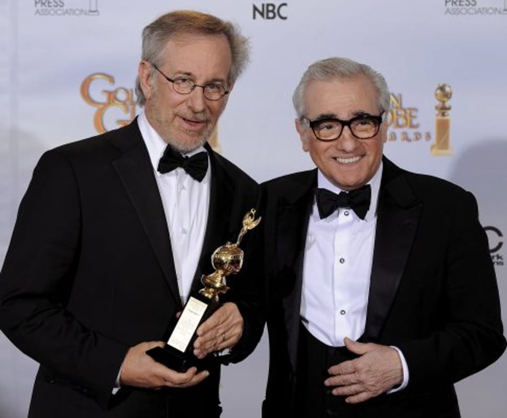 Steven Spielberg e Martin Scorsese na 66ª edição dos Globos de Ouro (Foto EPA)