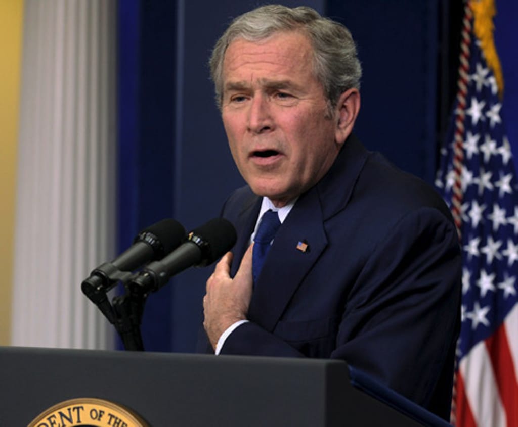 A última conferência de imprensa de Bush