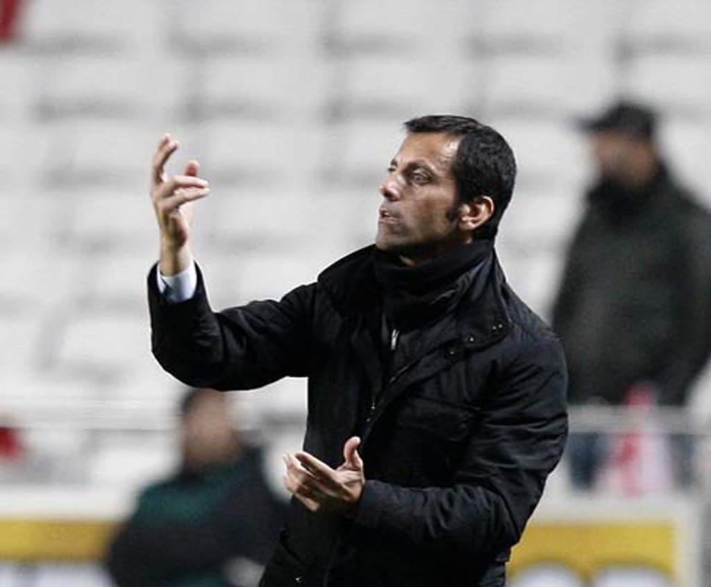 Quique Flores, treinador do Benfica