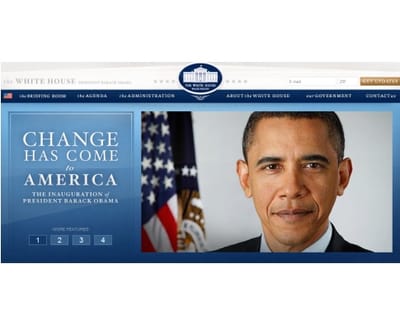 Site Change.gov passa a WhiteHouse.gov - TVI