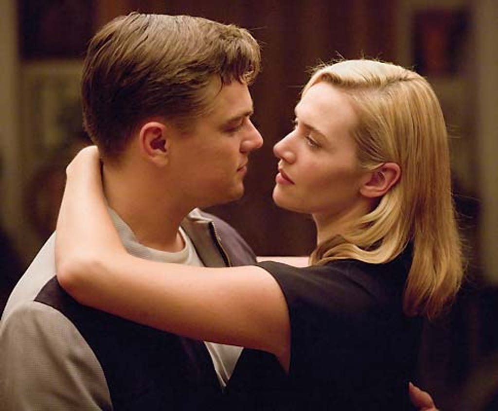 Leonardo DiCaprio e Kate Winslet em Revolutionary Road