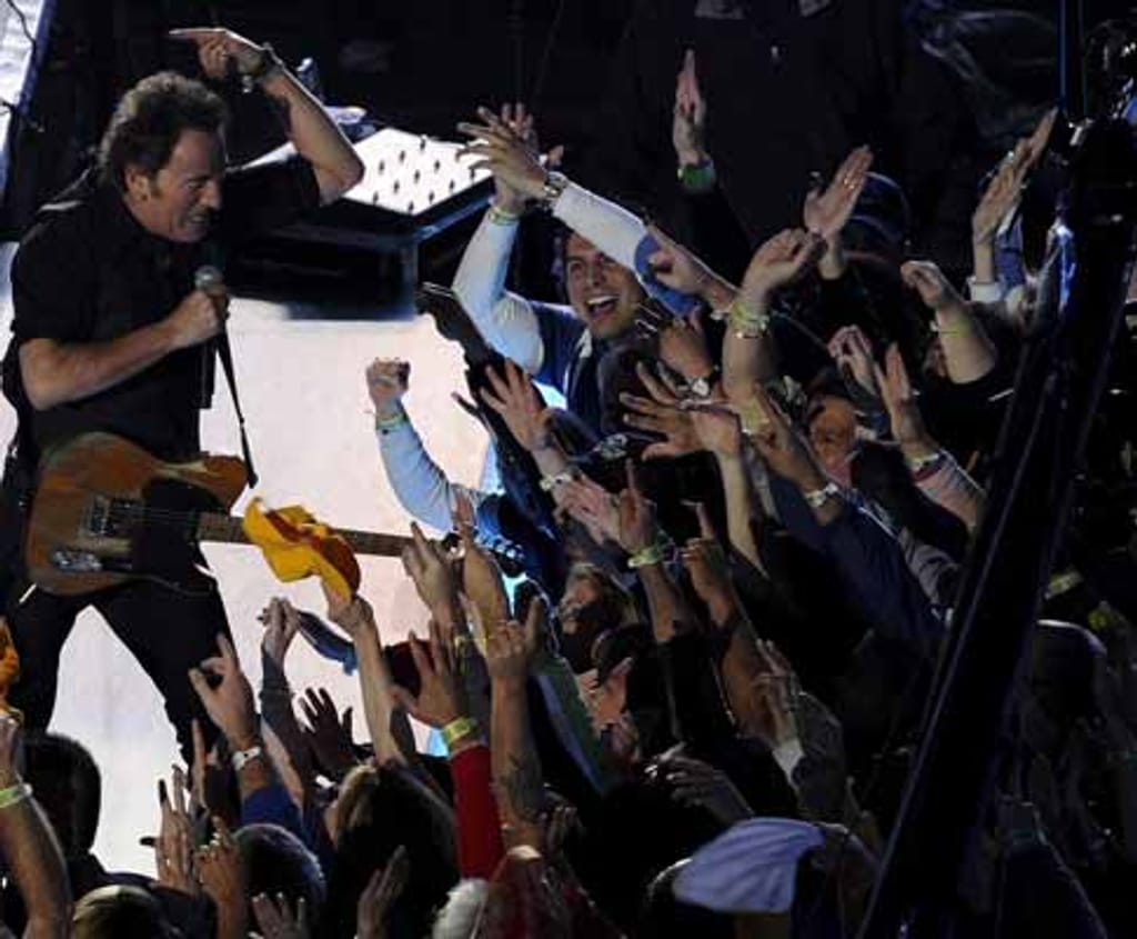Super Bowl: ao intervalo, Bruce Springsteen