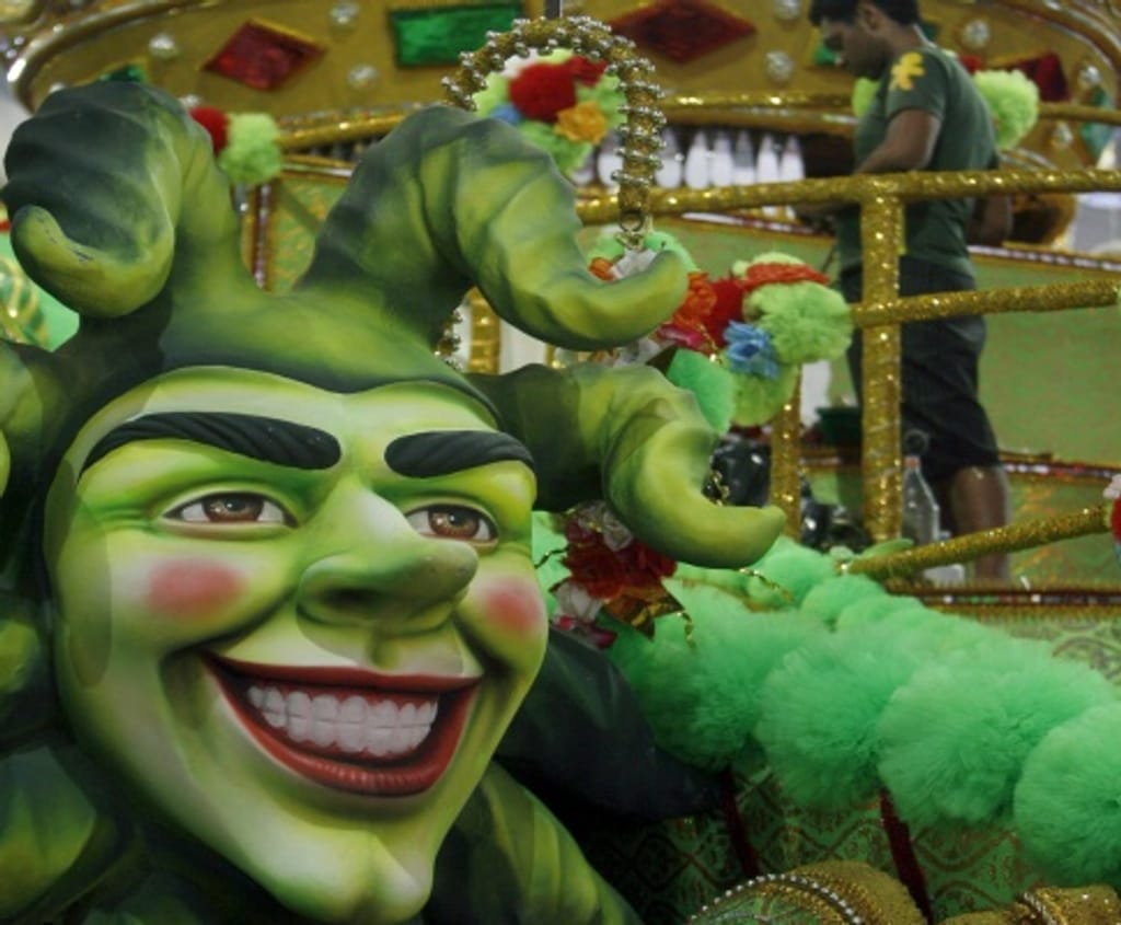 Preparação para o Carnaval no Rio de Janeiro
