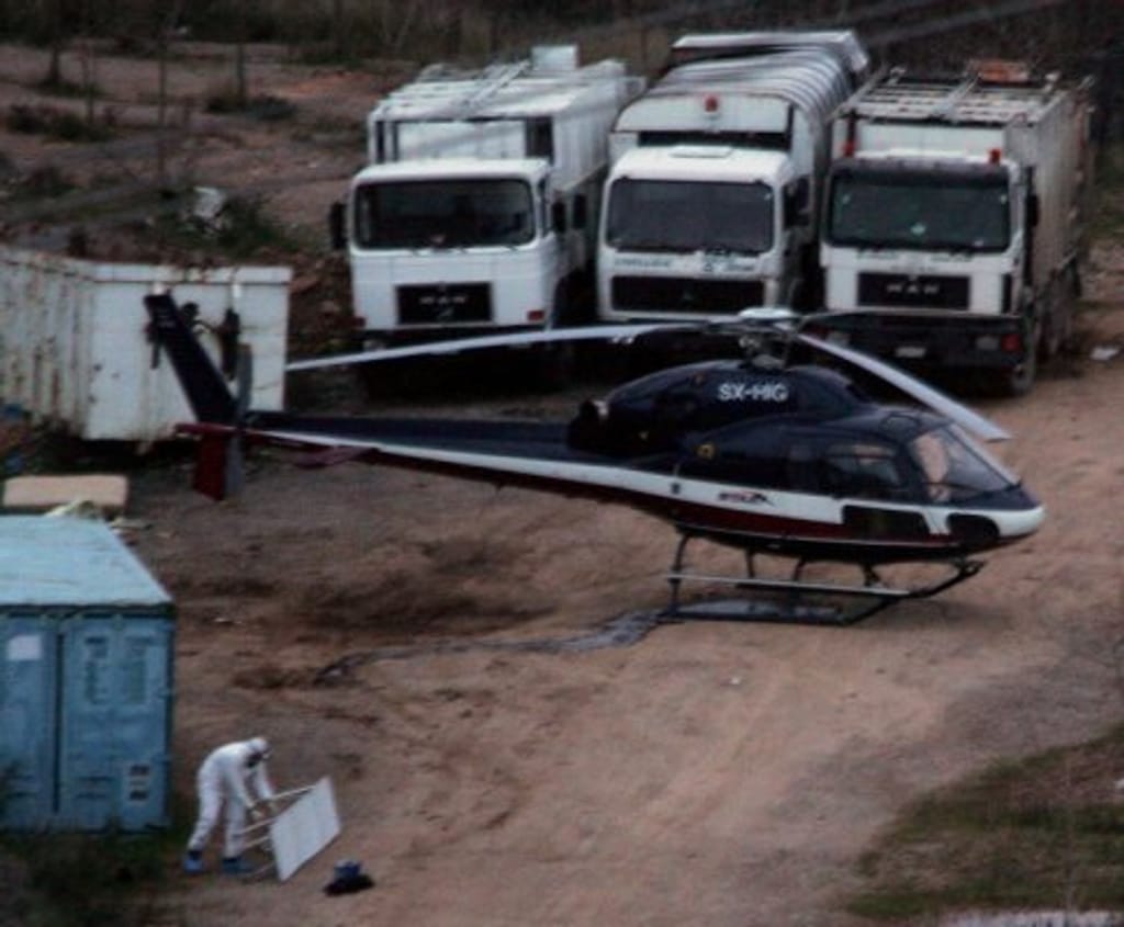 Crimonoso grego foge da prisão de helicóptero