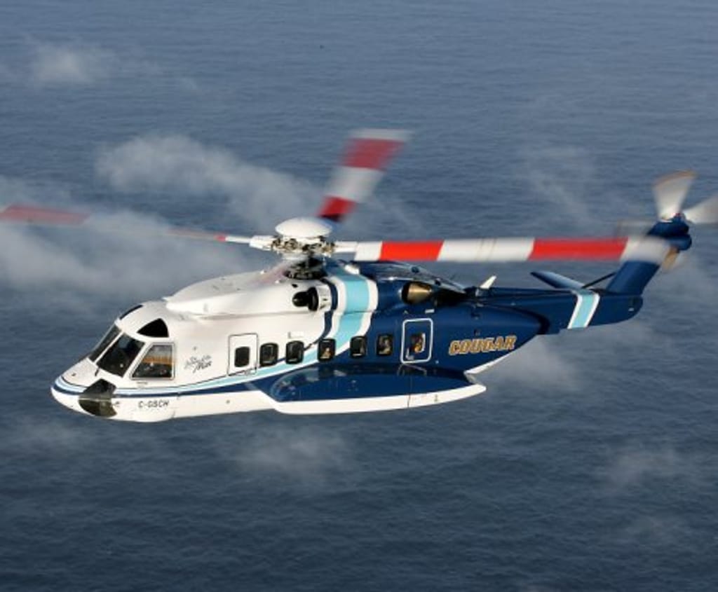 Helicóptero semelhante ao acidentado