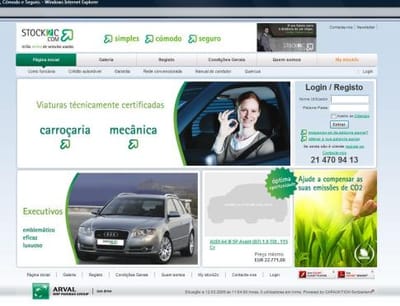 Leilão online de carros usados para particulares - TVI