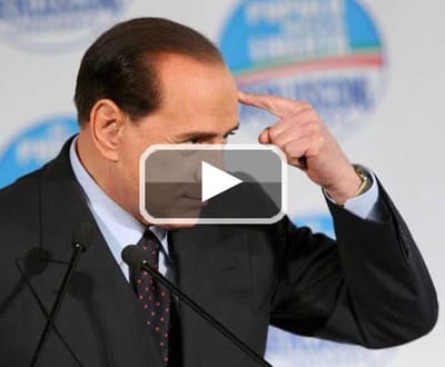 Berlusconi chama «desgraçados» aos jornalistas - TVI