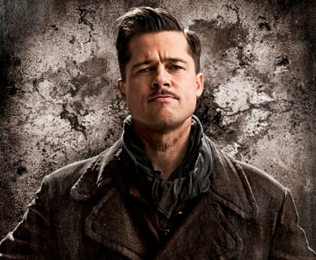 Brad Pitt é Capitão Aldo Raine em «Inglourious Basterds»