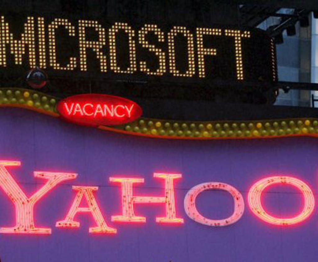 Yahoo e Microsoft