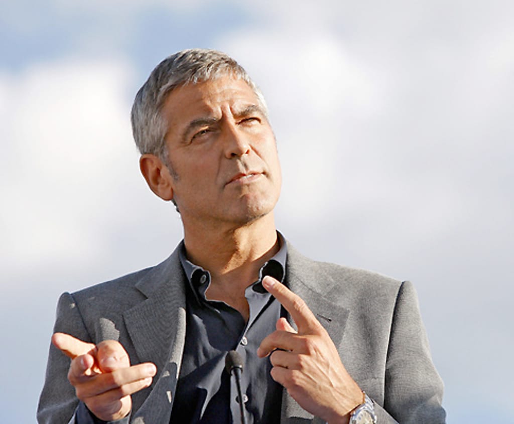 George Clooney em L`Aquila