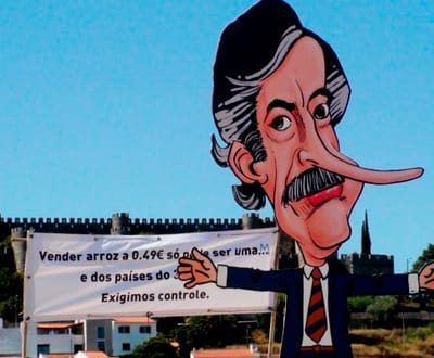 Agricultores do Baixo Mondego em protesto - TVI