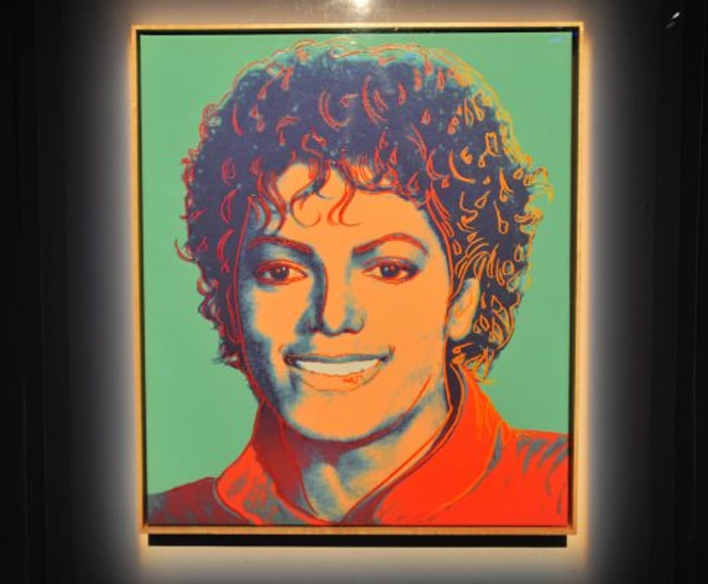 Michael Jackson visto por Andy Warhol (Foto: Lusa)