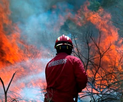 Incêndio florestal em Sabrosa - TVI