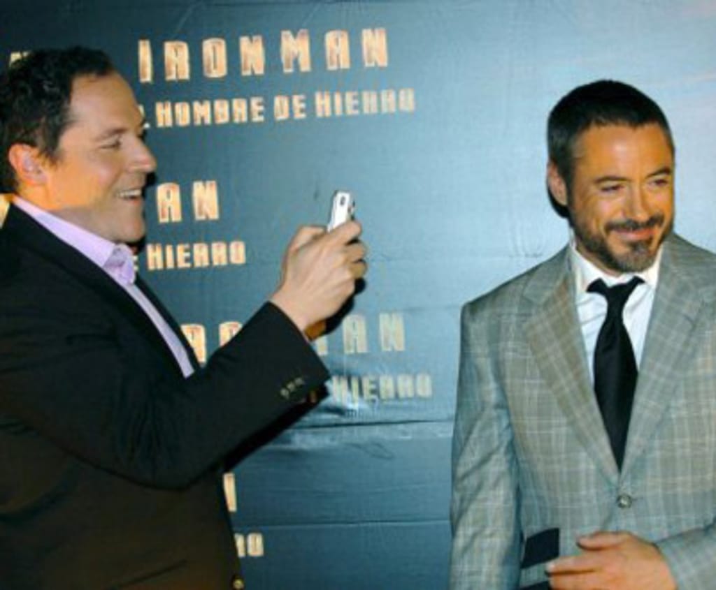 Jon Favreu e Robert Downey Jr.