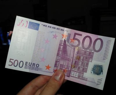 França quer acabar com notas de 500 euros - TVI