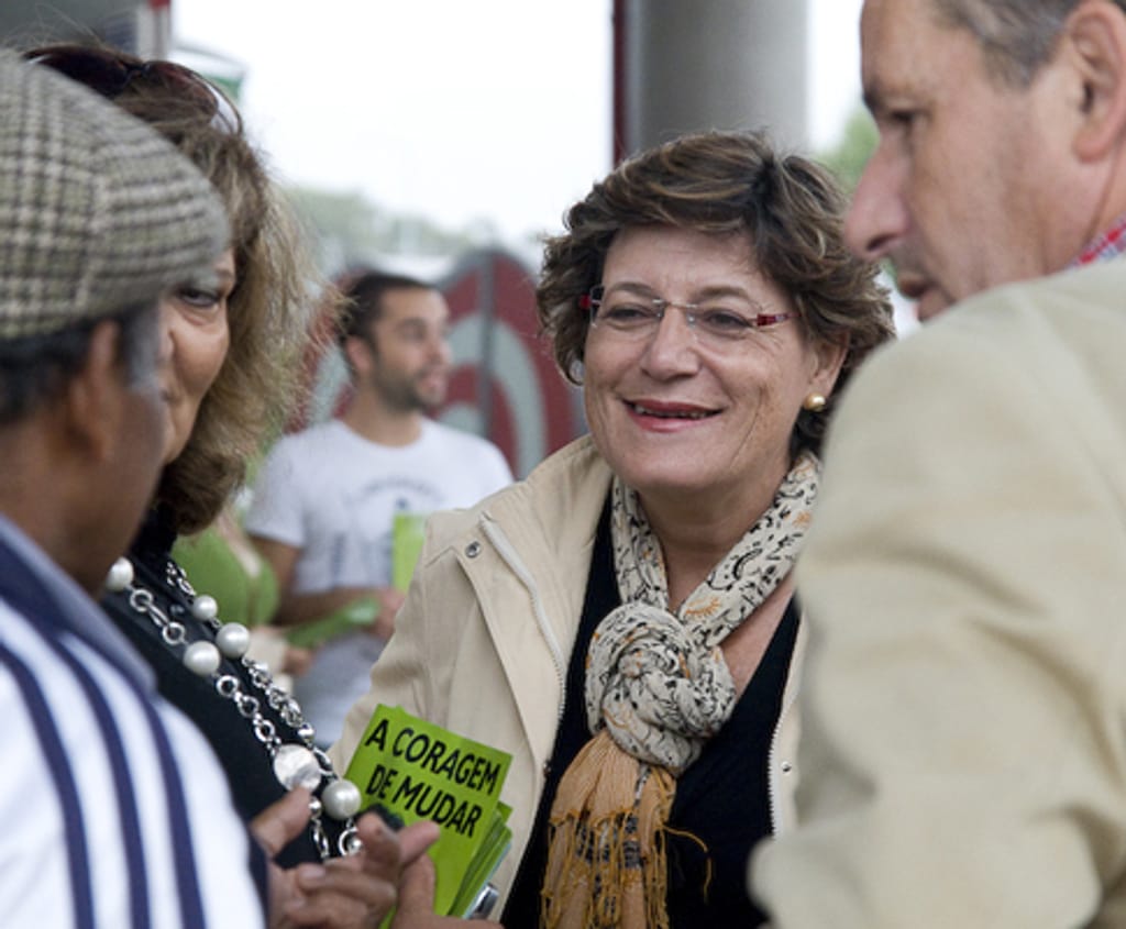 PS: Ana Gomes em campanha para a Câmara de Sintra