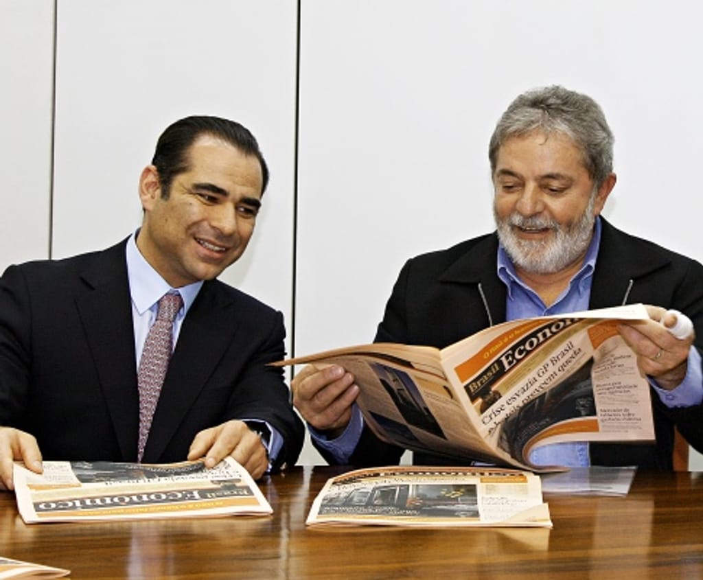 Nuno Vasconcelos e Lula da Silva