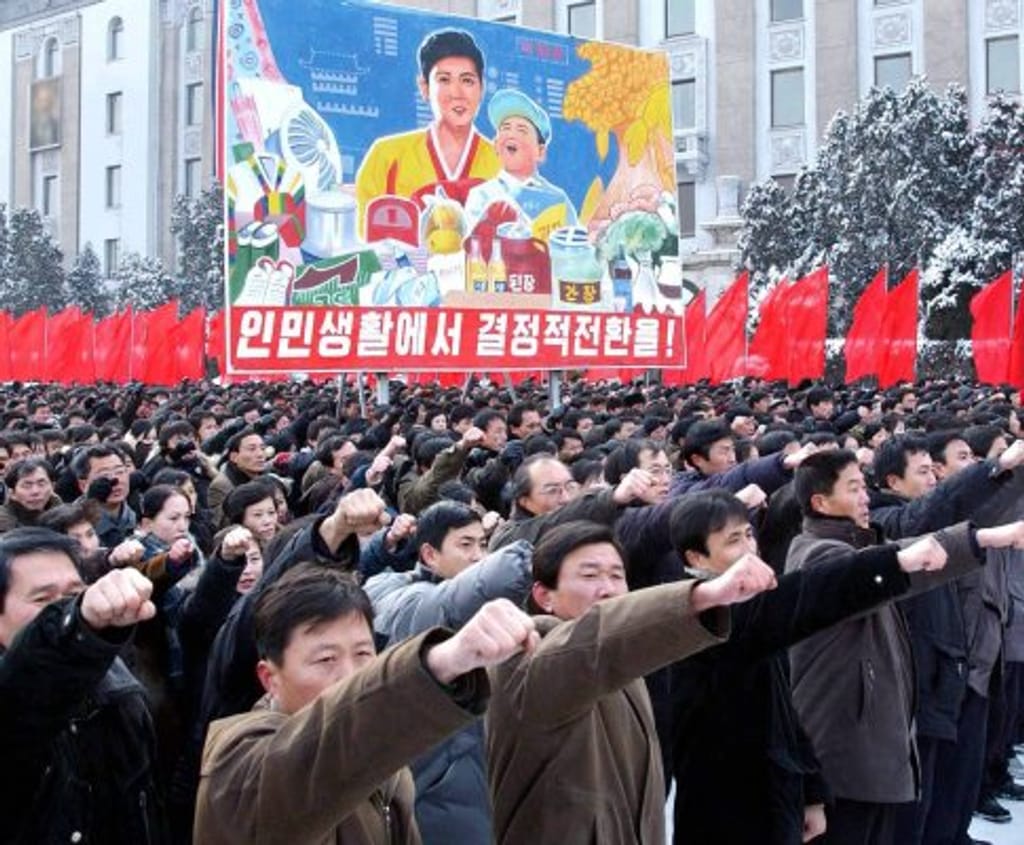 Parada na Coreia do Norte (EPA)