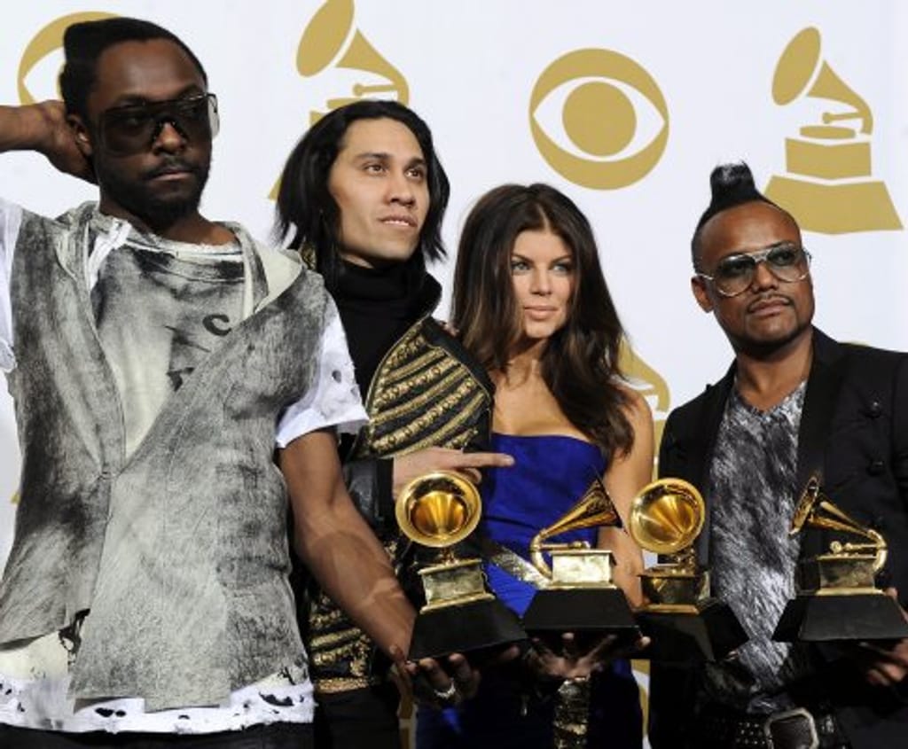 Black Eyed Peas na 52ª cerimónia dos Grammy Awards (Foto: Lusa)