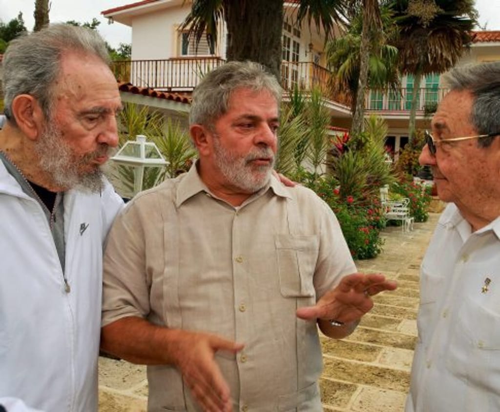 Lula da Silva em Cuba