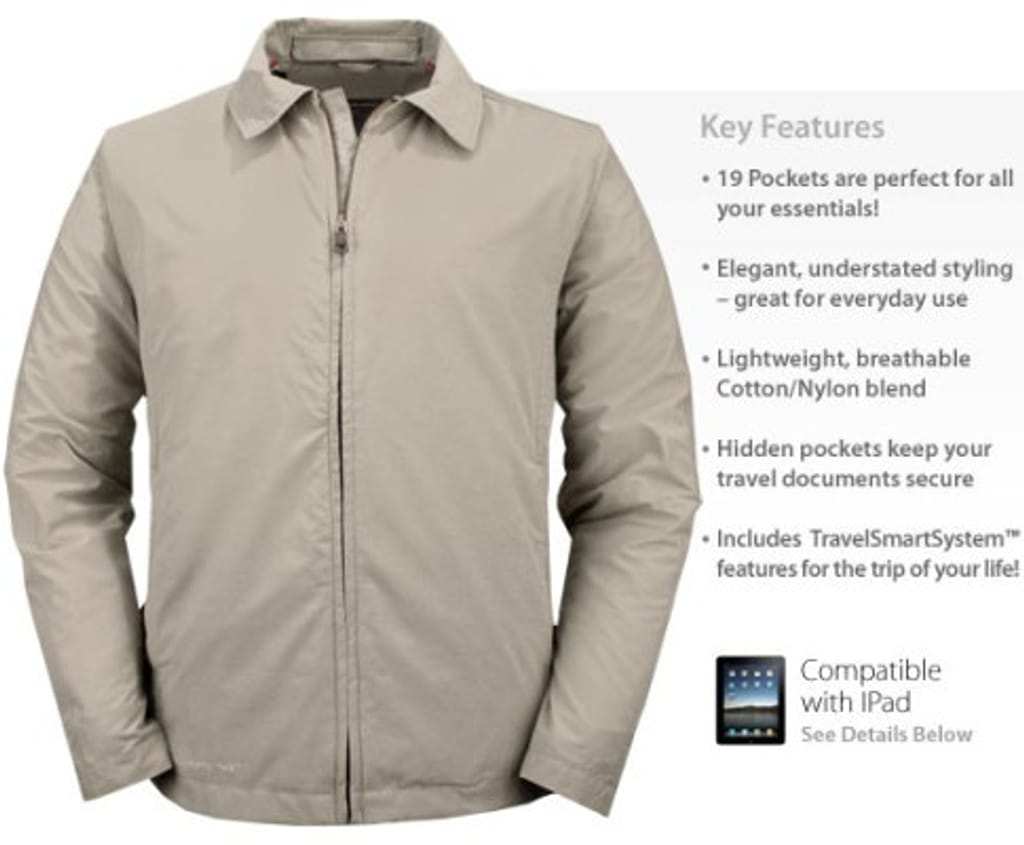 Empresa cria casaco especial para o iPad