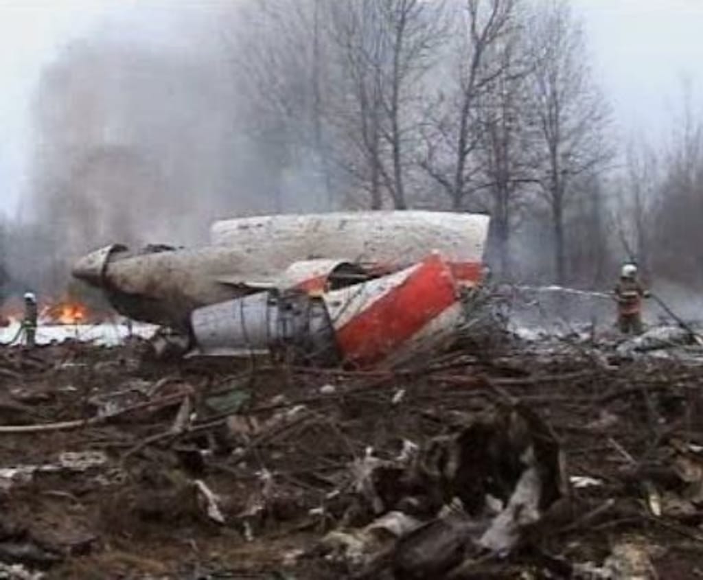 Acidente de avião na Rússia