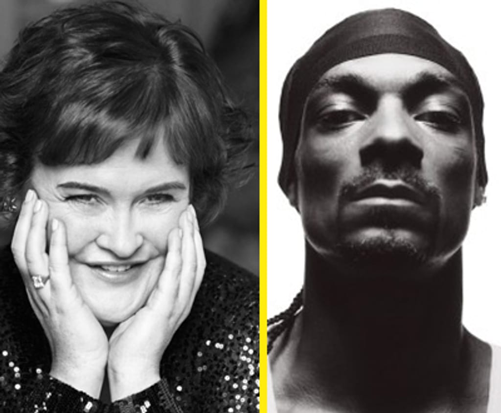 Susan Boyle e Snoop Dogg