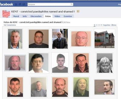 Pedófilos expostos em página do Facebook - TVI