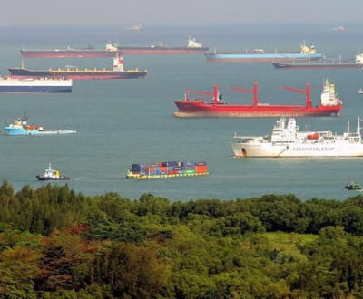 Colisão de navios causa derrame de óleo em Singapura - TVI