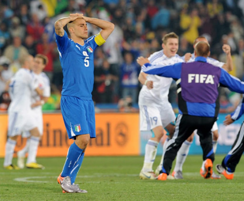 Mundial 2010: Eslováquia vs Itália (EPA/GERRY PENNY)