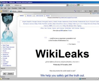 Parlamento Europeu quer discutir Wikileaks - TVI